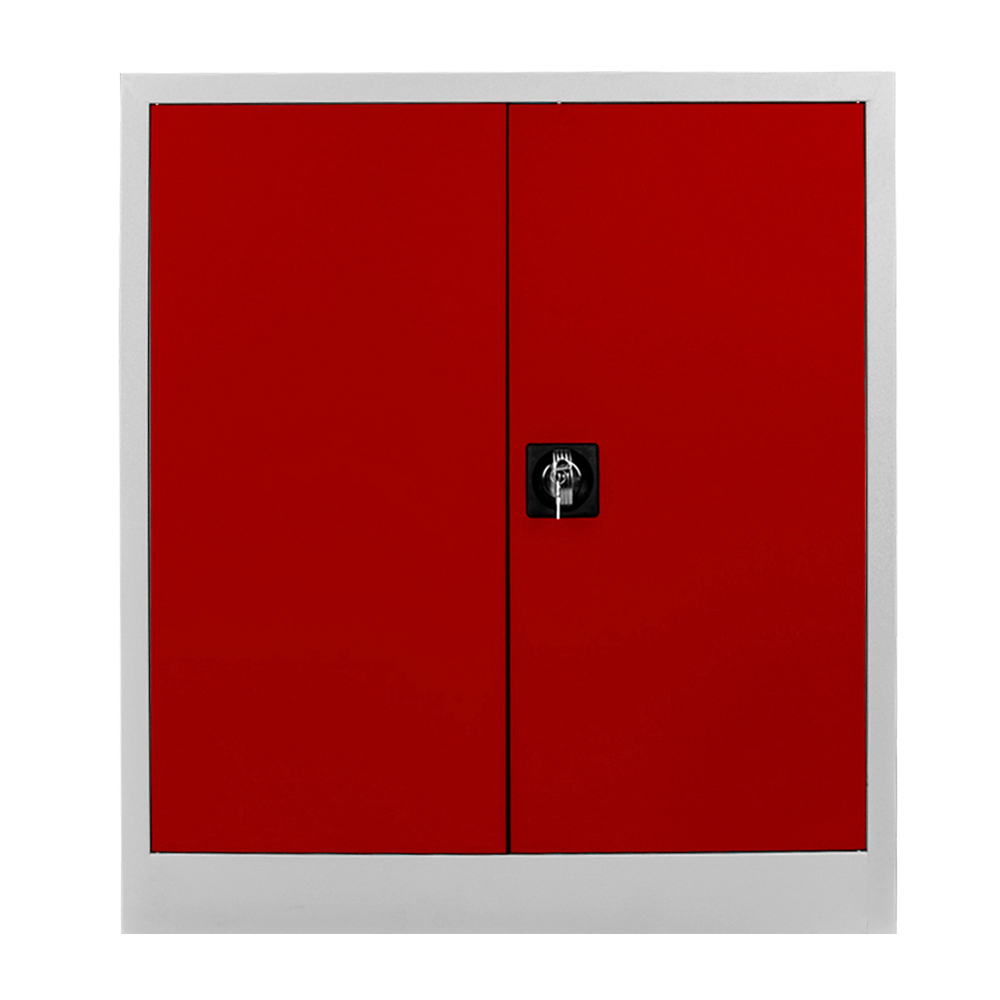 100 cm. file cabinet gray red color