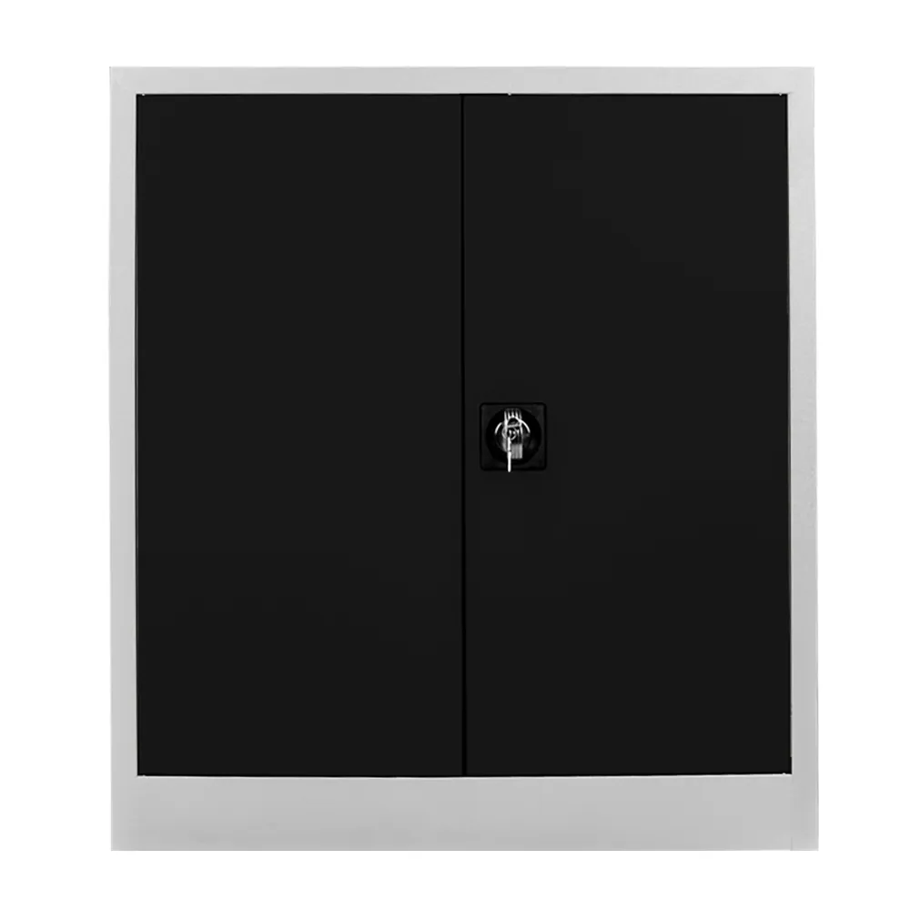 100 cm. file cabinet gray black color