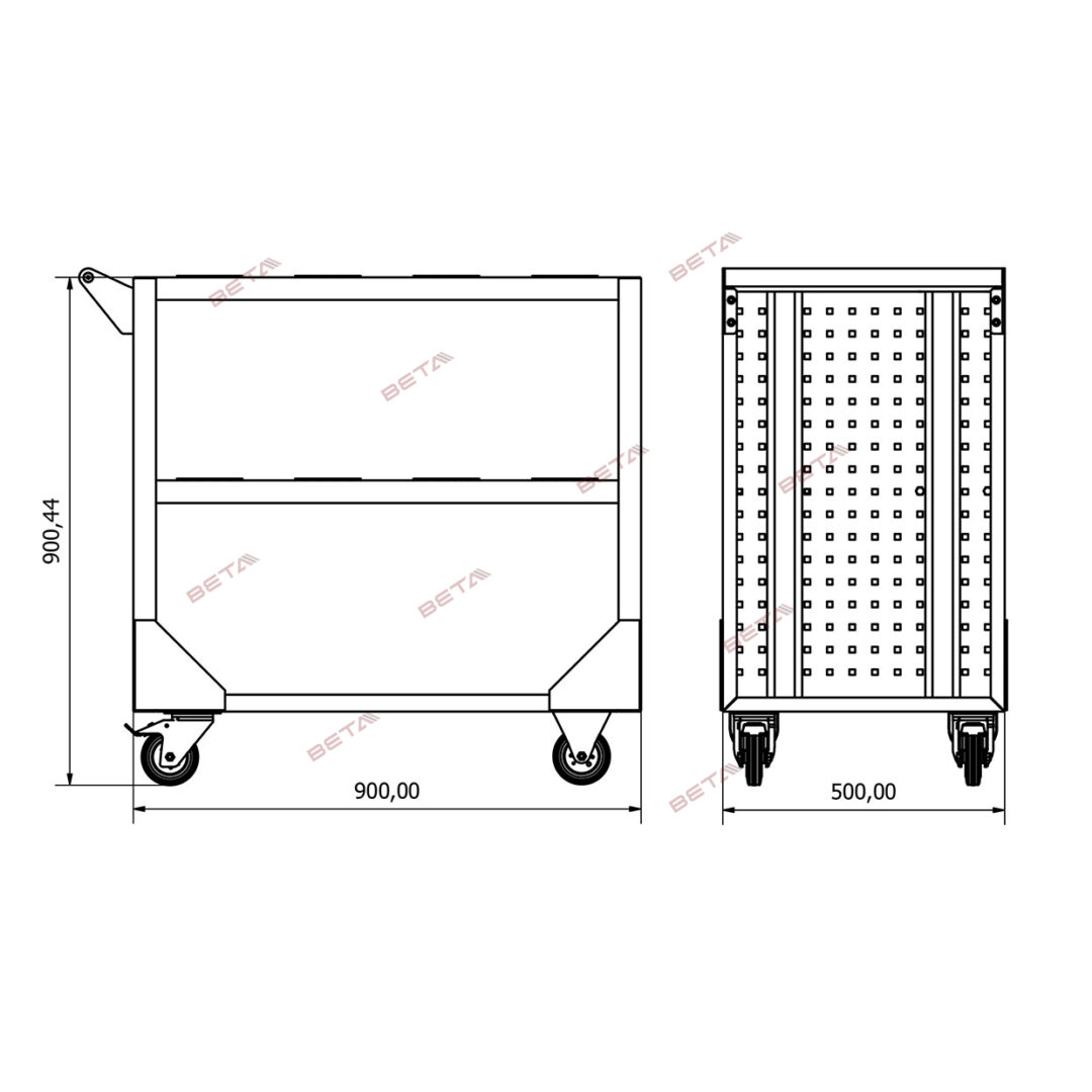 Morse Holder Tool Trolley