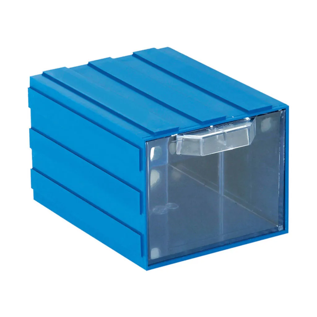 plastic material box with drawers