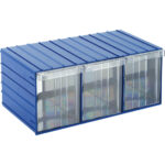 3 çekmeceli plastik malzeme kutusu