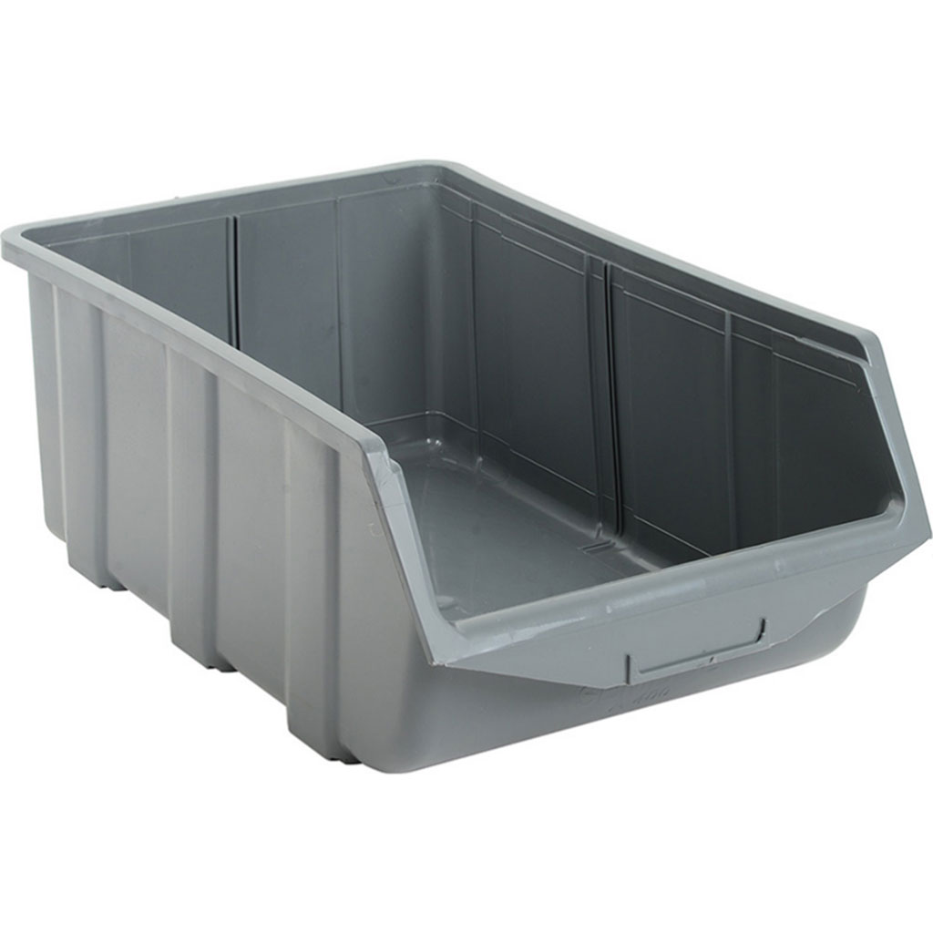 plastic tool box gray