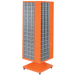 Plastik çekmeceli döner metal dolap