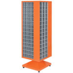 Plastik çekmeceli döner metal dolap