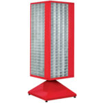 Plastik çekmeceli döner metal dolap