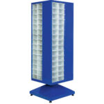 Plastik çekmeceli döner metal dolap