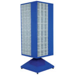 Plastik çekmeceli döner metal dolap