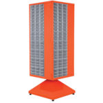 Plastik çekmeceli döner metal dolap