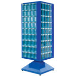 Plastik çekmeceli döner metal dolap