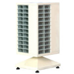 Plastik çekmeceli döner metal dolap