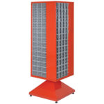 Plastik çekmeceli döner metal dolap