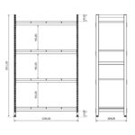 BD367002 çelik malzeme rafı