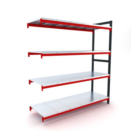 BD367004 çelik malzeme rafı ek modülü