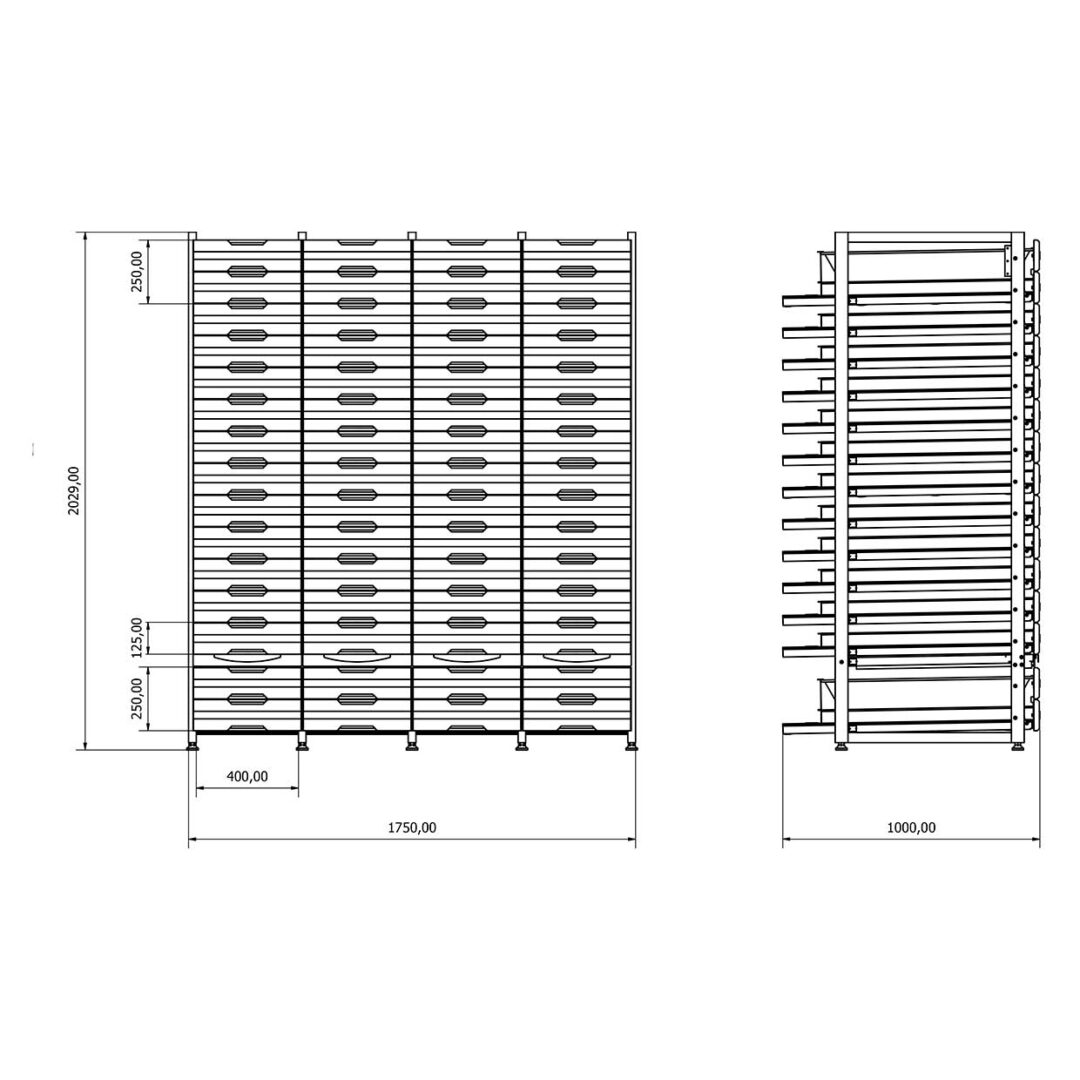 BD601004 Eczane Rafı