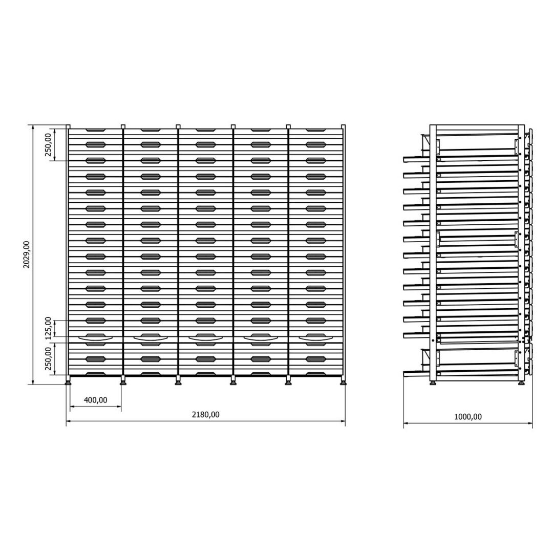 BD601005 Eczane Rafı