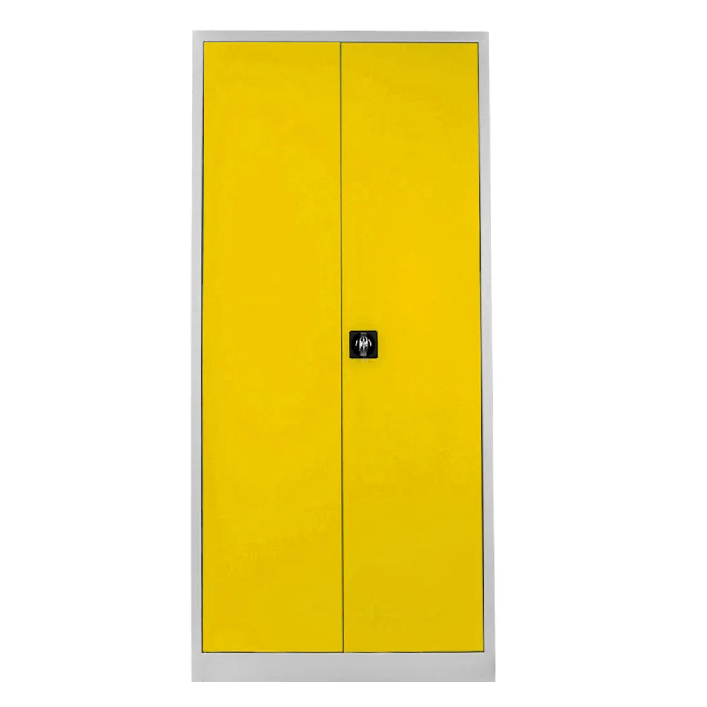 file cabinet gray yellow