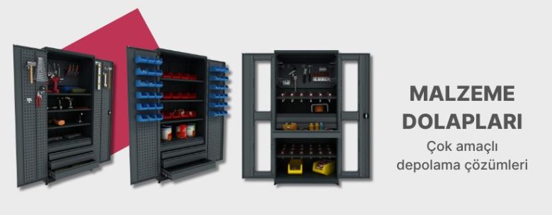 çelik malzeme dolapları