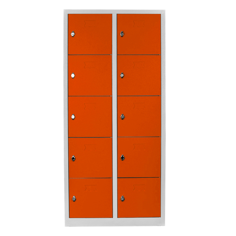 10-eyed student and teacher cabinet gray orange color