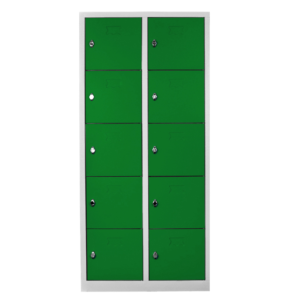 10-eyed student and teacher cabinet gray green color