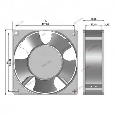 Cooling Fan (12 cm.)