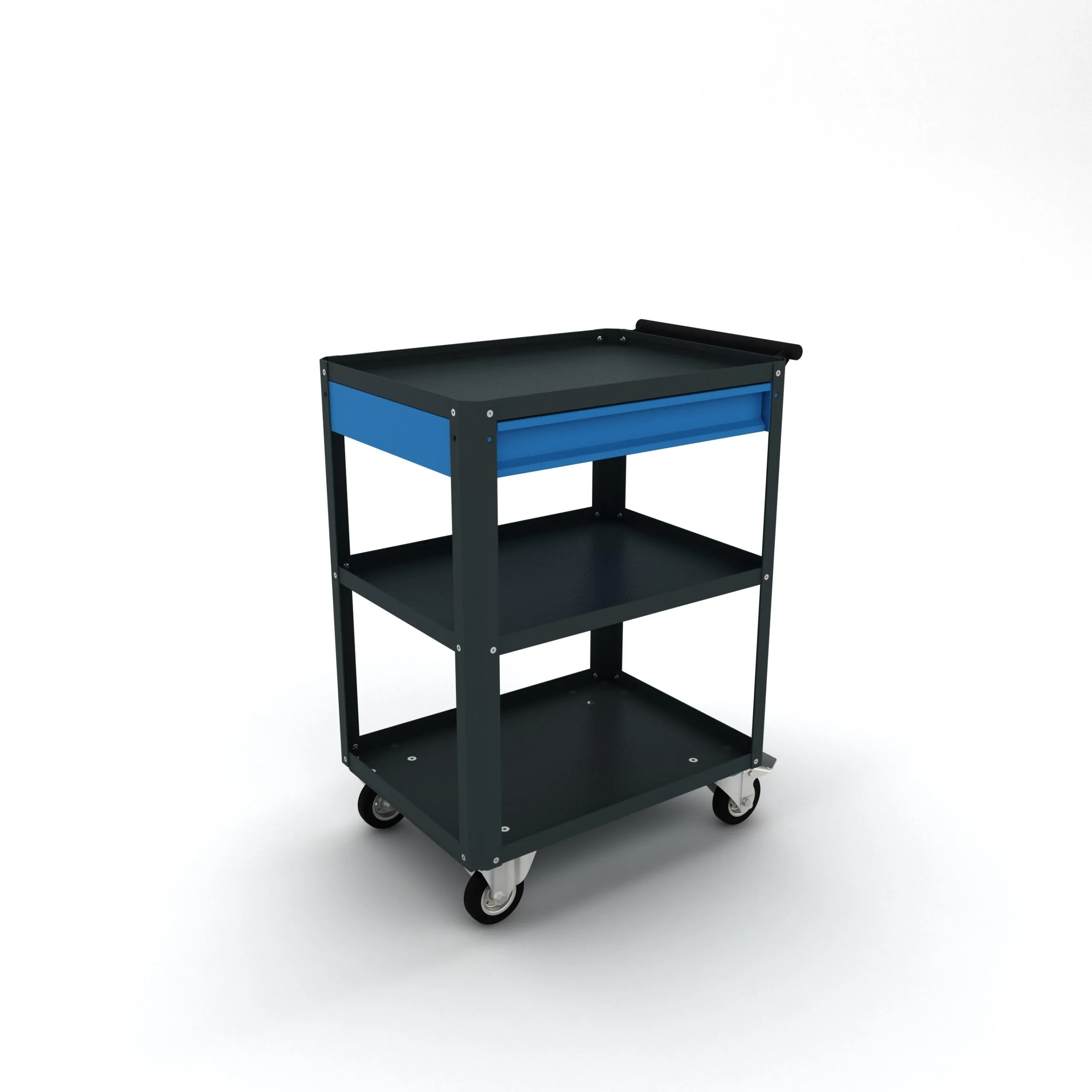 cargo trolley with 4 wheels and drawers